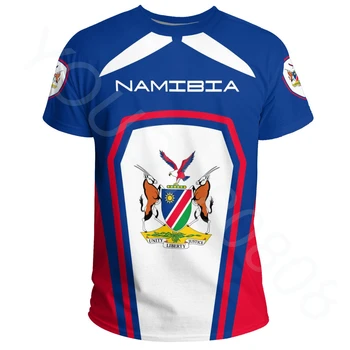 Футболка Namibia Formula One, Новая африканская мужская футболка с круглым вырезом, Летняя Свободная повседневная одежда с принтом
