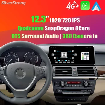 Android CarPlay e92 e60 для BMW M3 325 525 518 520 530 550 DTS Аудио, камера 360 °