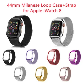 Чехол Milanese Loop + ремешок для Apple Watch Band 8 40 мм, ремешок Iwatch 40 мм для iwatch 8