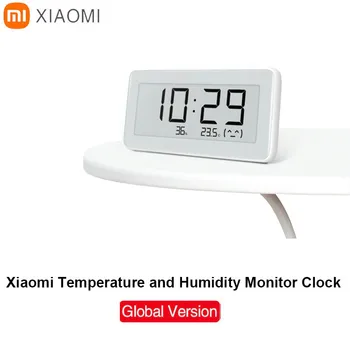 Xiaomi Smart Temperature Humidity Monitor Clock Pro BT 4.0 Беспроводные умные электрические цифровые часы с ЖК-дисплеем Инструменты для измерения температуры