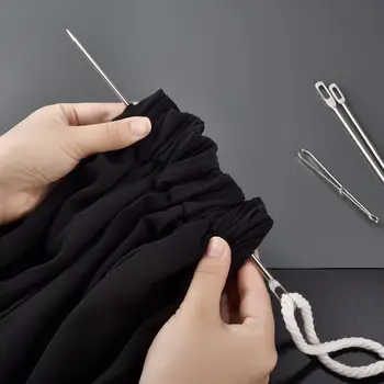 Швейная игла, эластичная лента, Направляющие для надевания веревки, зажимы для переднего устройства, инструмент для шитья веревки, швейные принадлежности своими руками