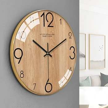 Настенные часы в современной гостиной простые часы креативная спальня нордические атмосферные часы настенные часы без звука индивидуальные настенные часы